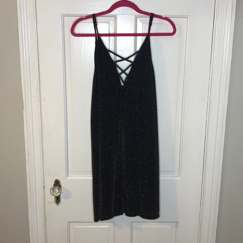 Black + Gold Dress
